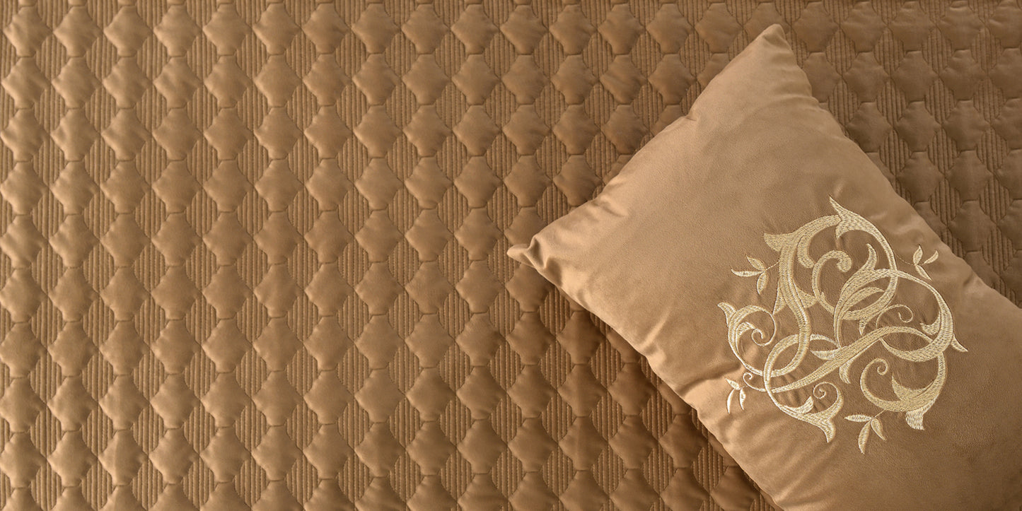 Atena BedSpread -Double Bed (100x108inches) with two Pillow covers