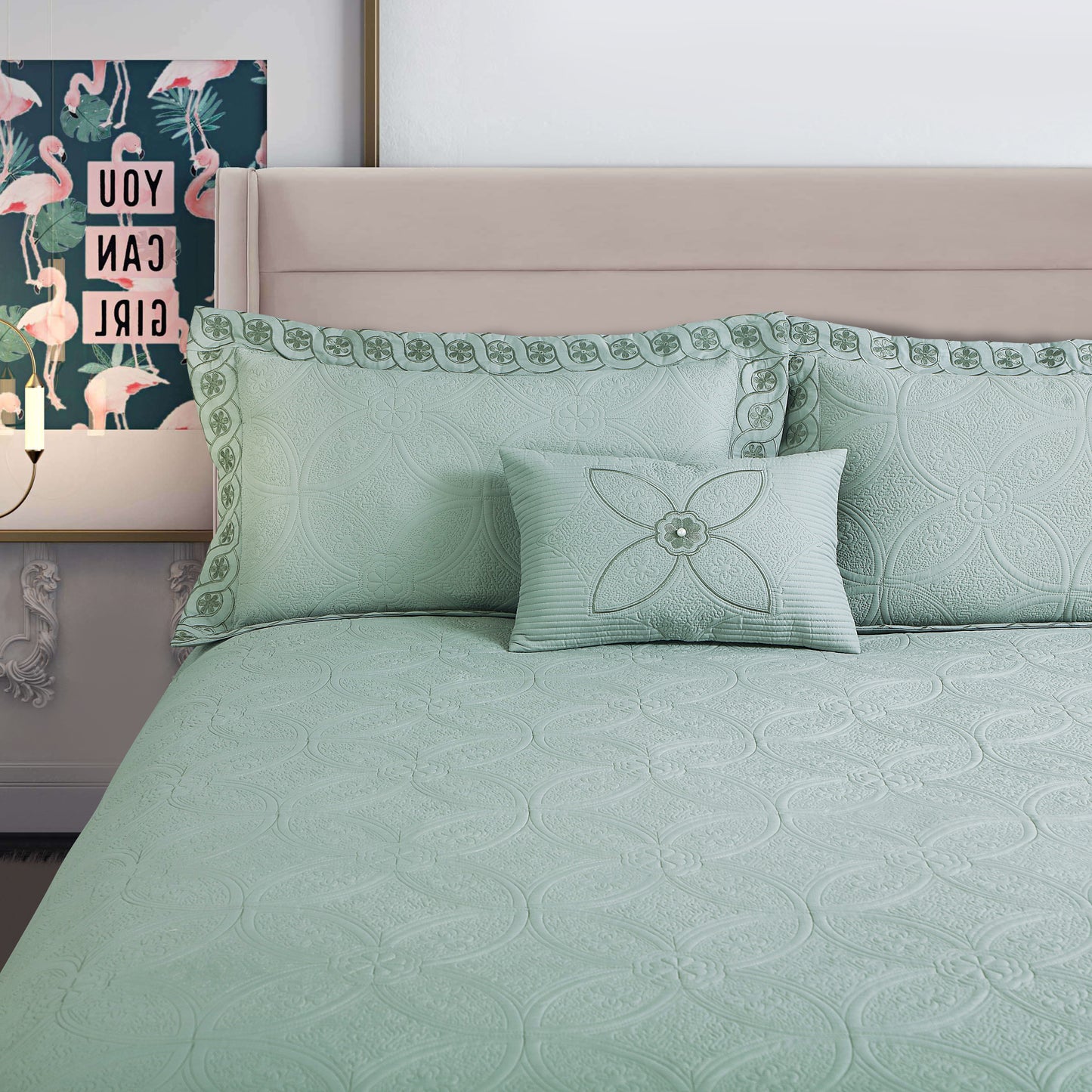 Horizon BedSpread -Double Bed (100x108inches) with two Pillow covers