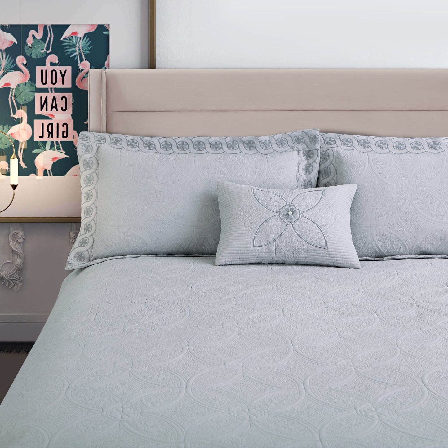 Horizon BedSpread -Double Bed (100x108inches) with two Pillow covers