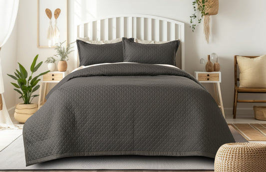 Ember BedSpread -Double Bed (100x108inches) with two Pillow covers