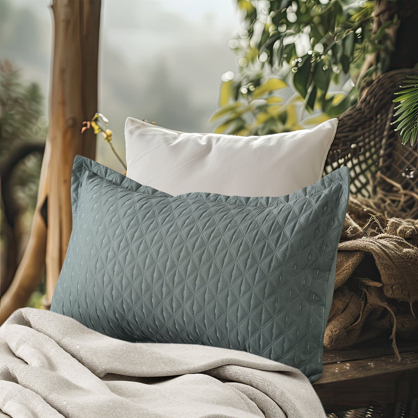 Ember BedSpread -Double Bed (100x108inches) with two Pillow covers