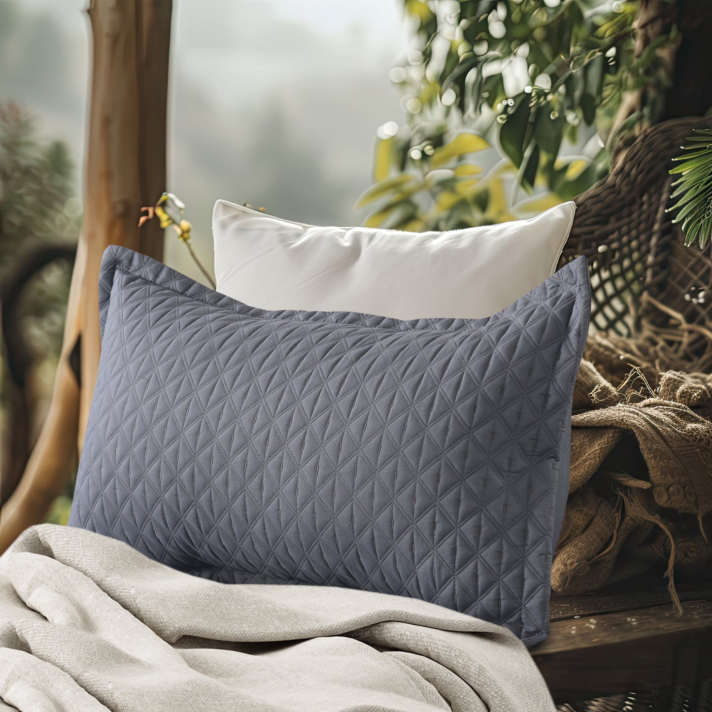 Ember BedSpread -Double Bed (100x108inches) with two Pillow covers