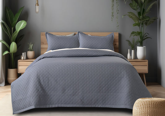 Ember BedSpread -Double Bed (100x108inches) with two Pillow covers