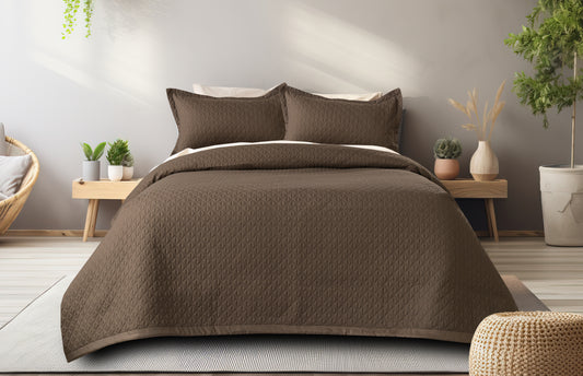 Ember BedSpread -Double Bed (100x108inches) with two Pillow covers