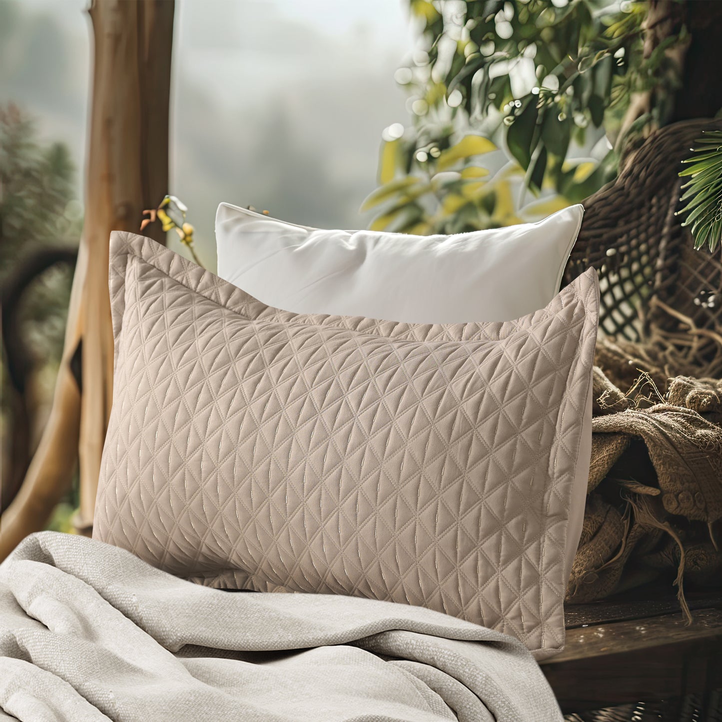 Ember BedSpread -Double Bed (100x108inches) with two Pillow covers