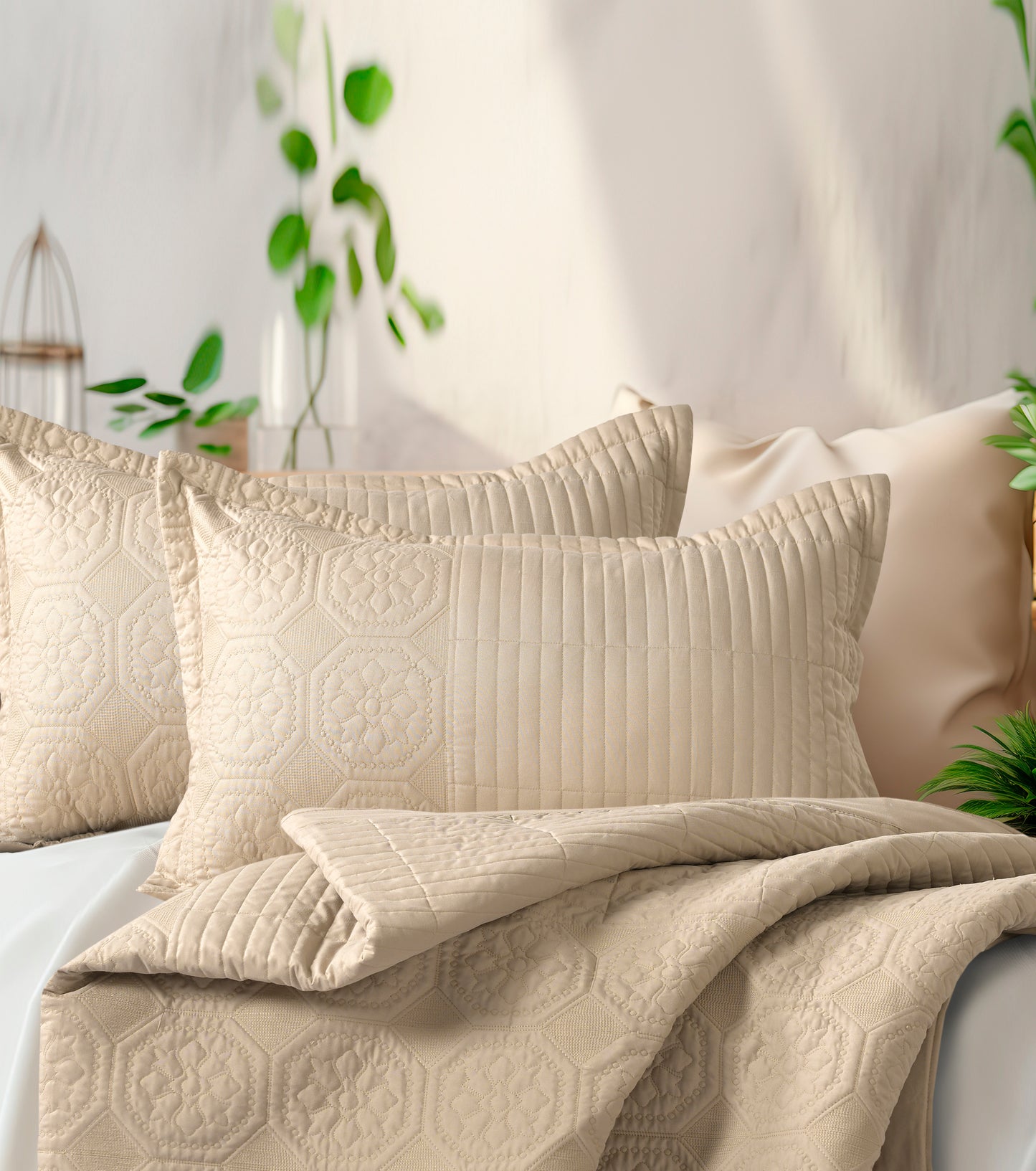 Iconic BedSpread -Double Bed (90x100 inches) with two Pillow covers