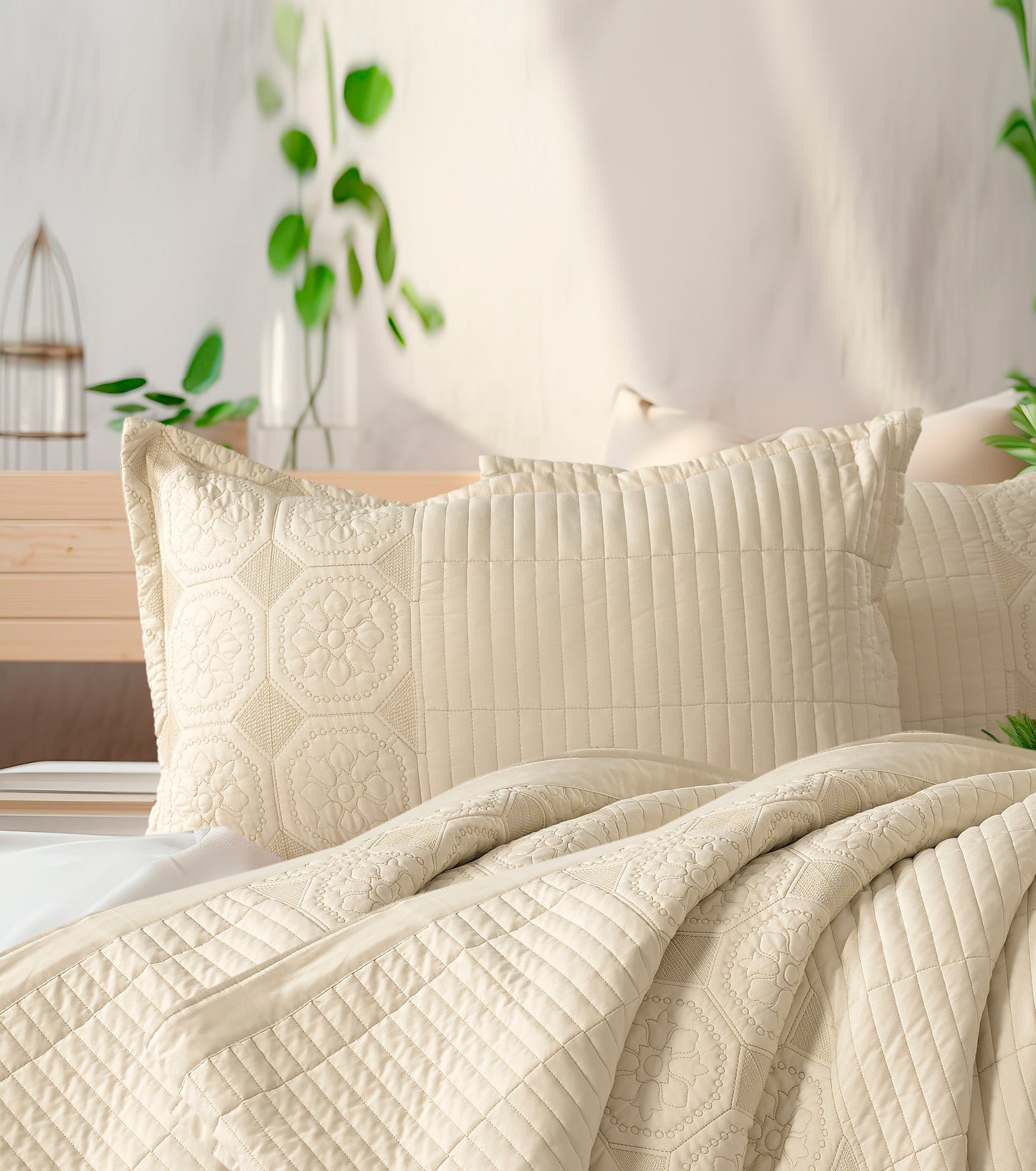 Iconic BedSpread -Double Bed (90x100 inches) with two Pillow covers