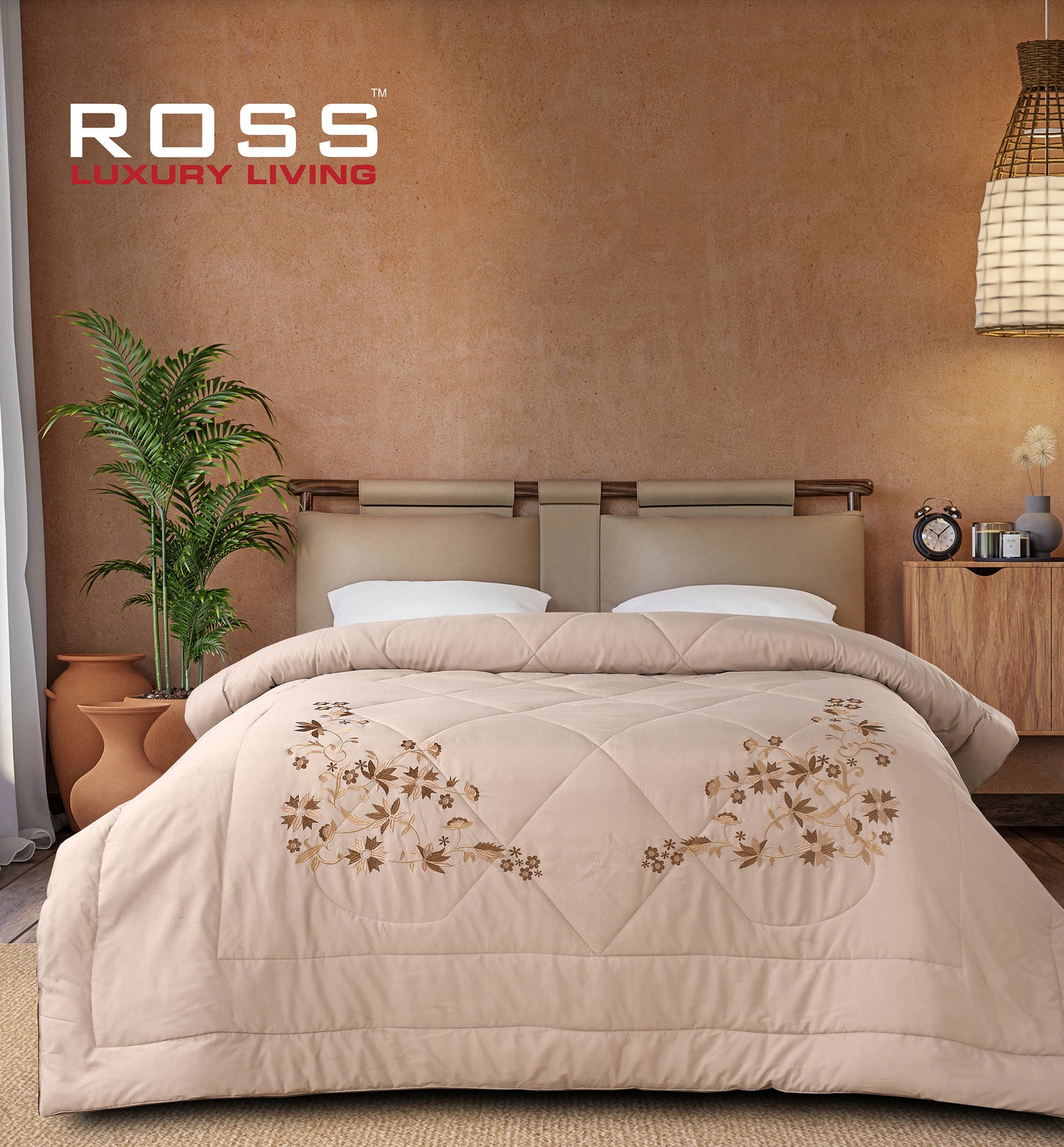 Marseille Comforter - Cotton Feel - Double Bed (90x100 inches)