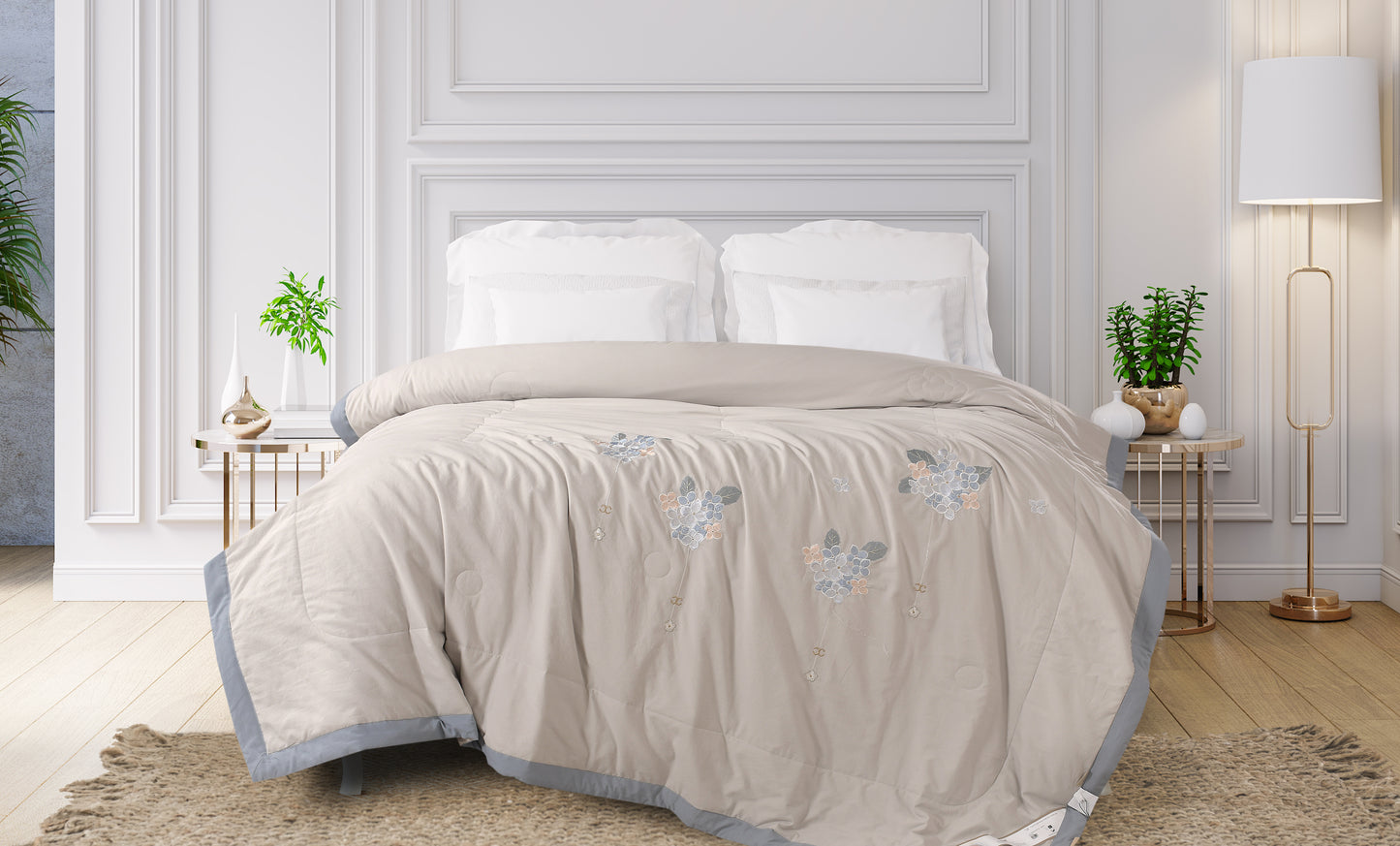 Dalton Comforter - Cotton Feel - Double Bed (90x100 inches)