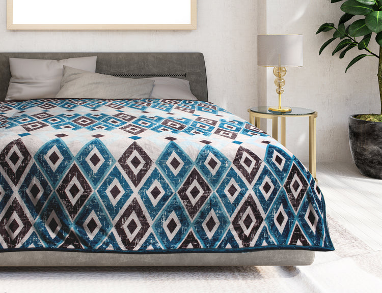 Winter Bed Sheet With Pillow Cover By Ross ( Orchid Collection )