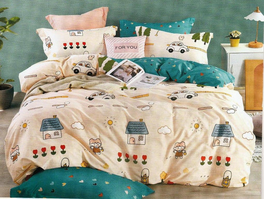 Kids Cotton Bed Sheet by ROSS (Munchkin Collection)
