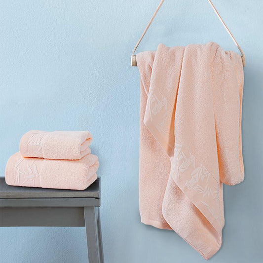 Spread   Bamboo Towel - Peach 'High Absorbent & Super Soft 360 GSM