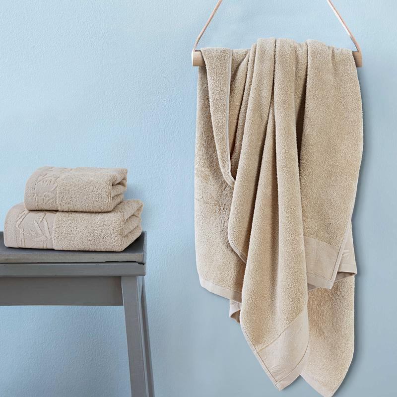 Spread Bamboo Towel - Beige 'High Absorbent & Super Soft 360 GSM