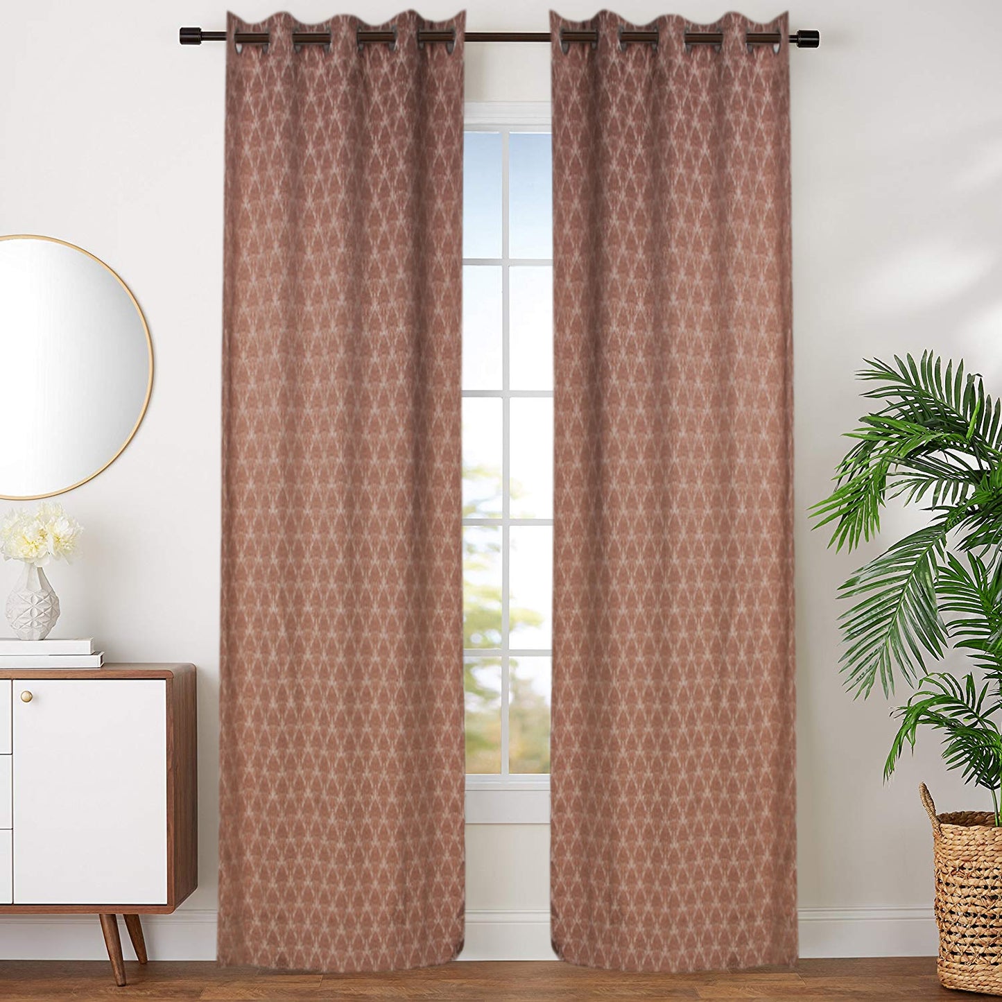 MNS  Capri Rose Door Curtain