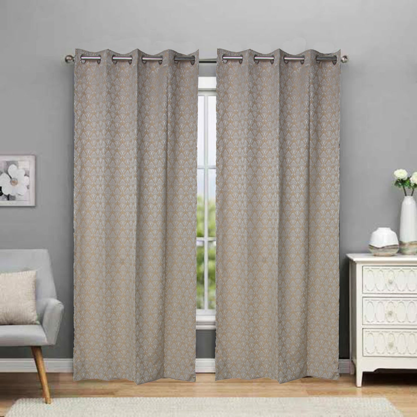 MNS  Capri  Rose Door Curtain