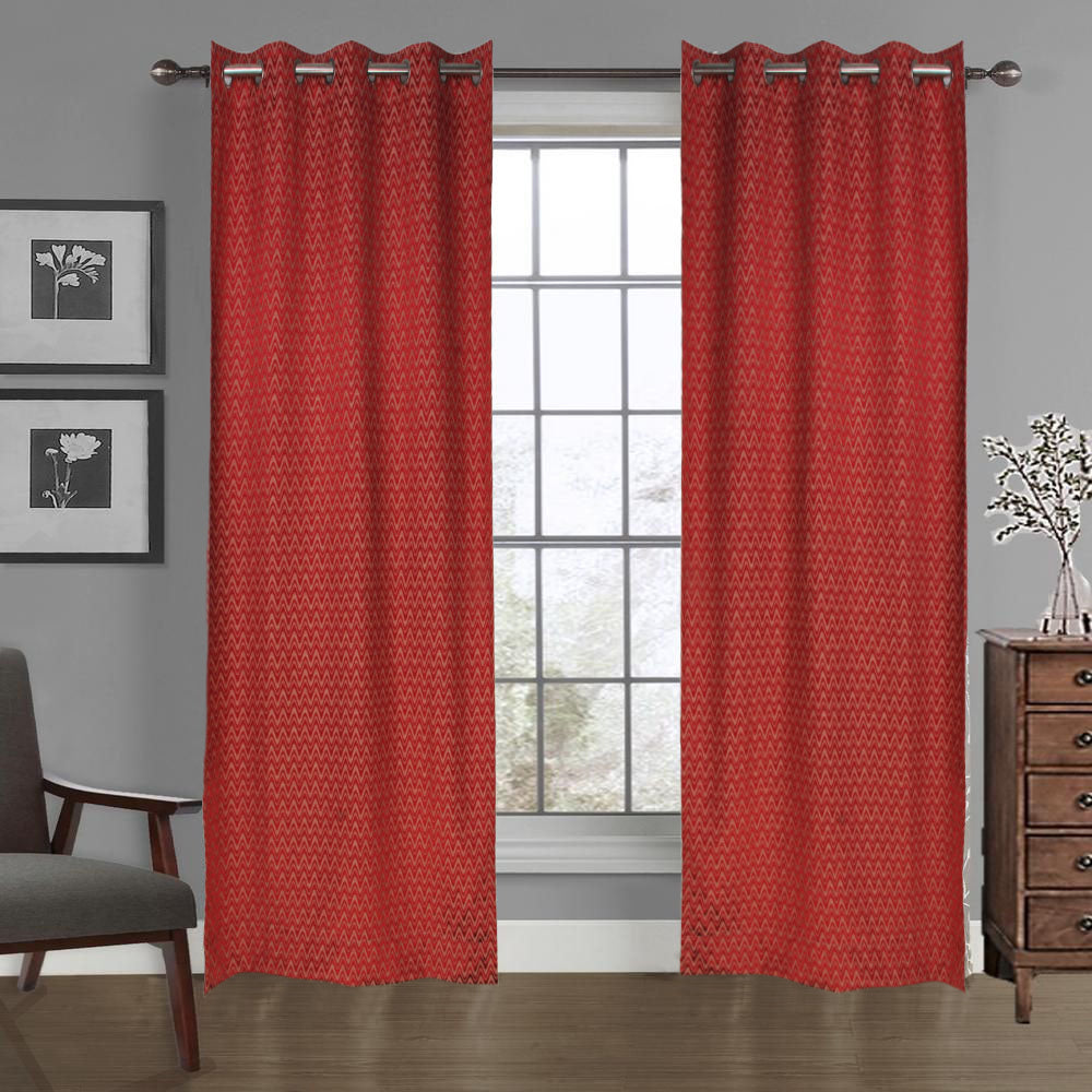 MNS  Capri Zig Zag Door Curtain