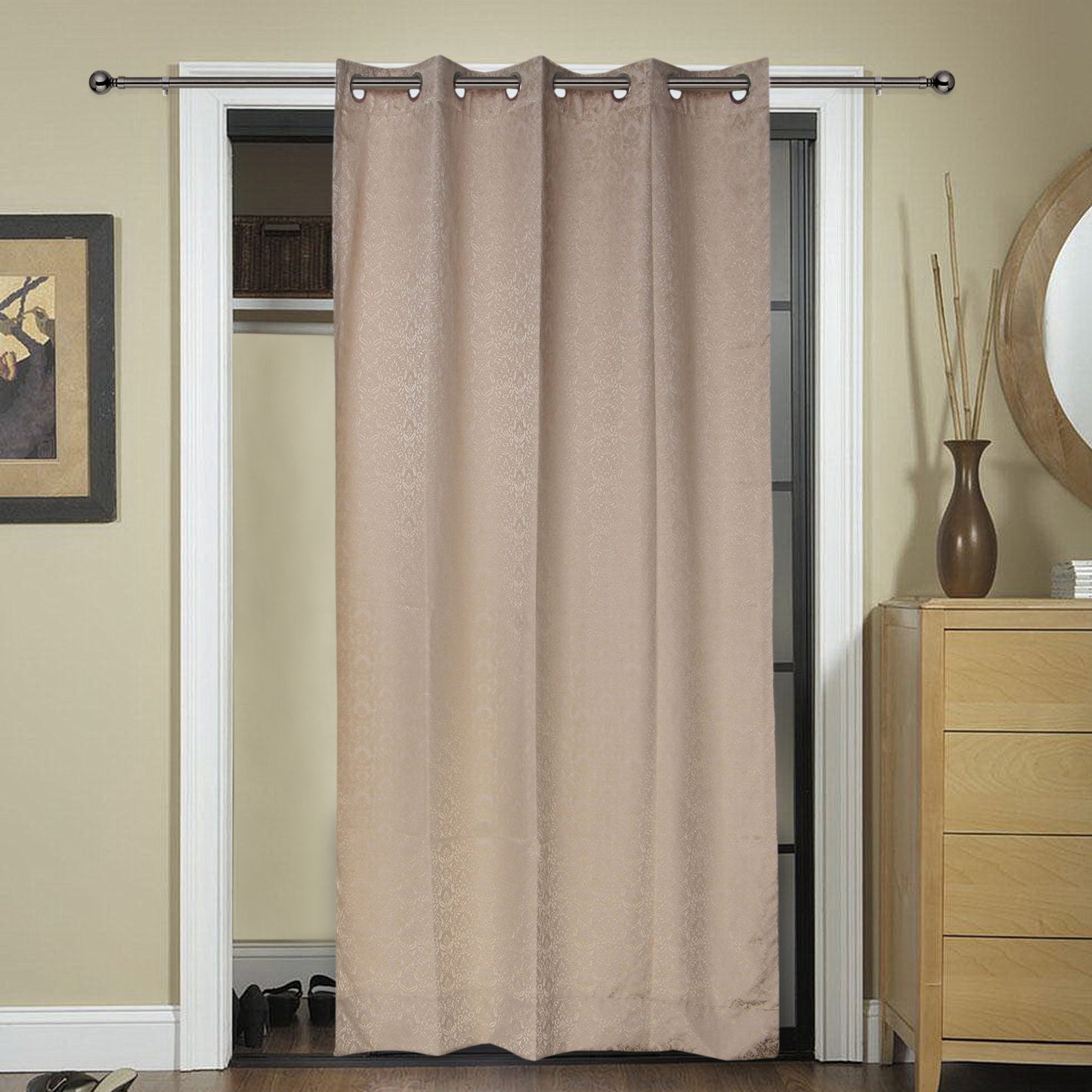 MNS  Capri Floral Door Curtain