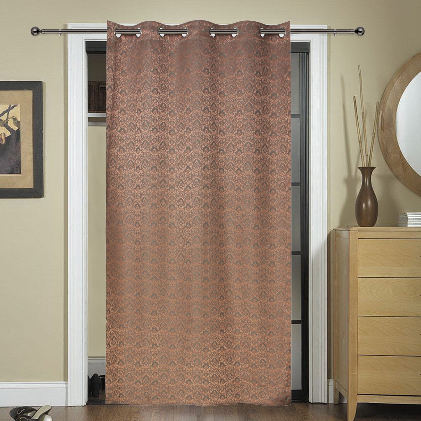 MNS  Capri Floral Door Curtain