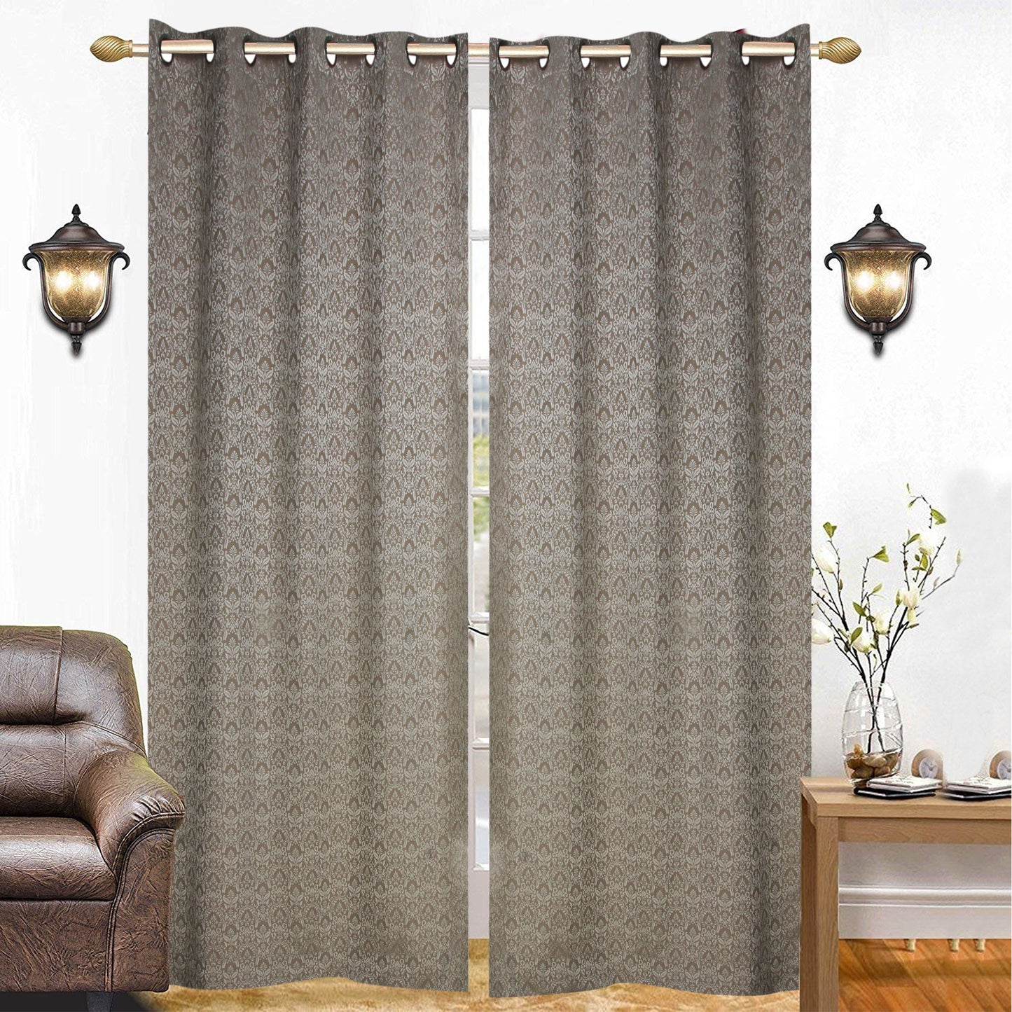 MNS  Capri Floral Door Curtain