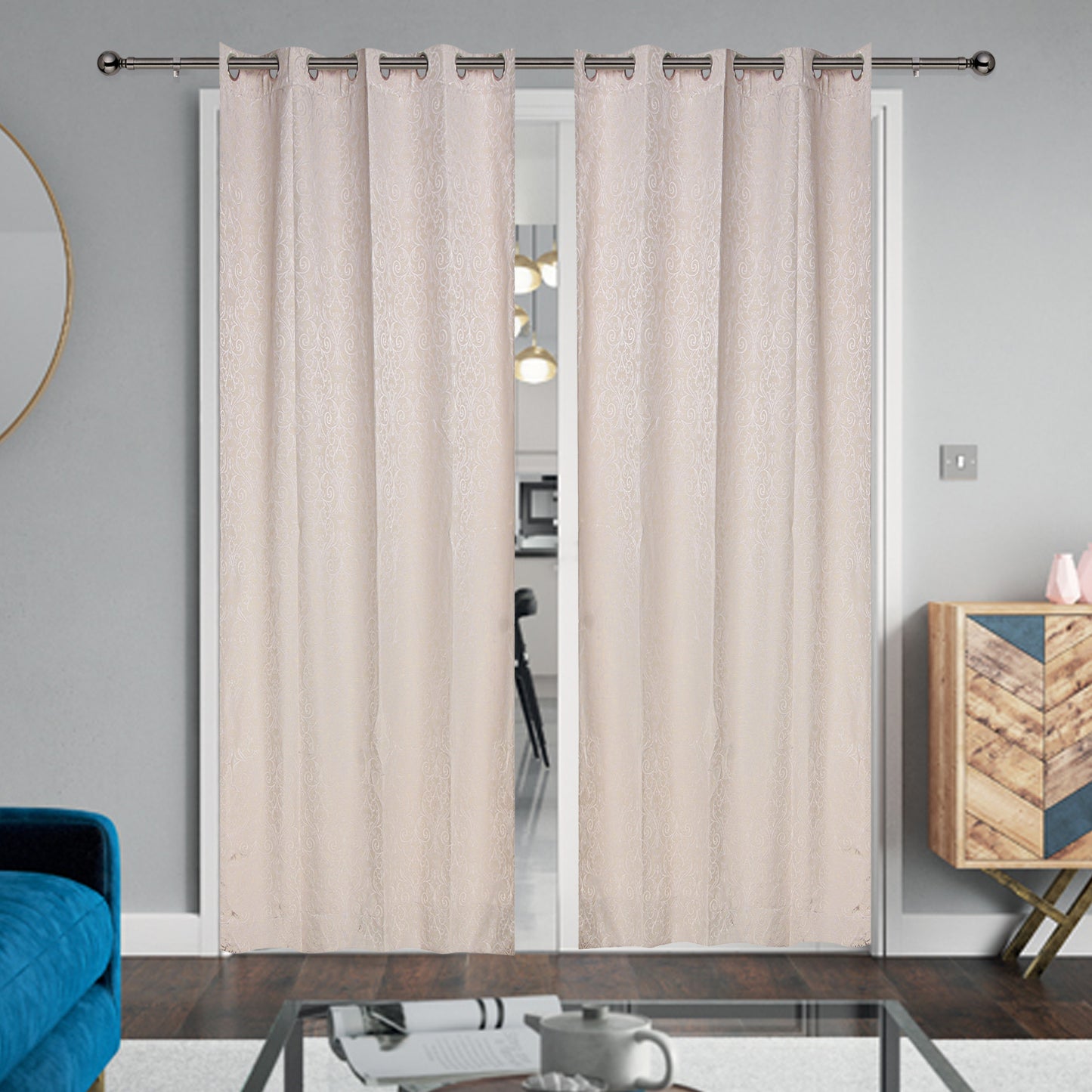 MNS  Capri Classic Door Curtain