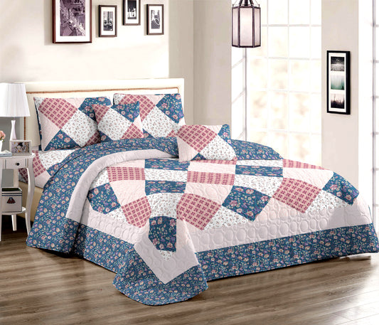 Brooklyn BedSpread -Double Bed (90x100 inches) with two Pillow covers