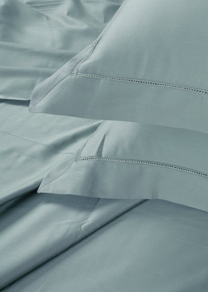 Classic Solid Cotton Bed Sheet - 300 TC with two Pillow covers
