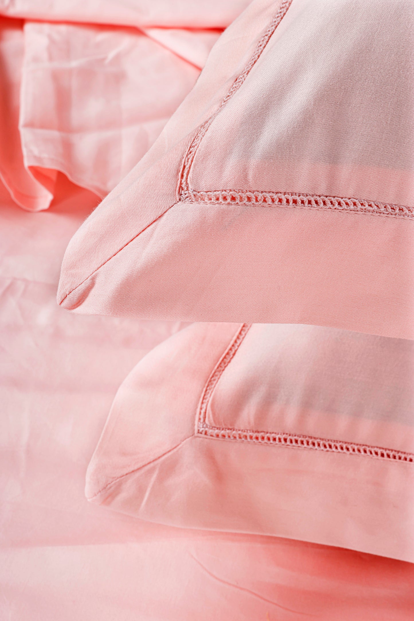Classic Solid Cotton Bed Sheet - 300 TC with two Pillow covers