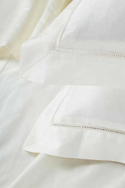 Classic Solid Cotton Bed Sheet - 300 TC with two Pillow covers