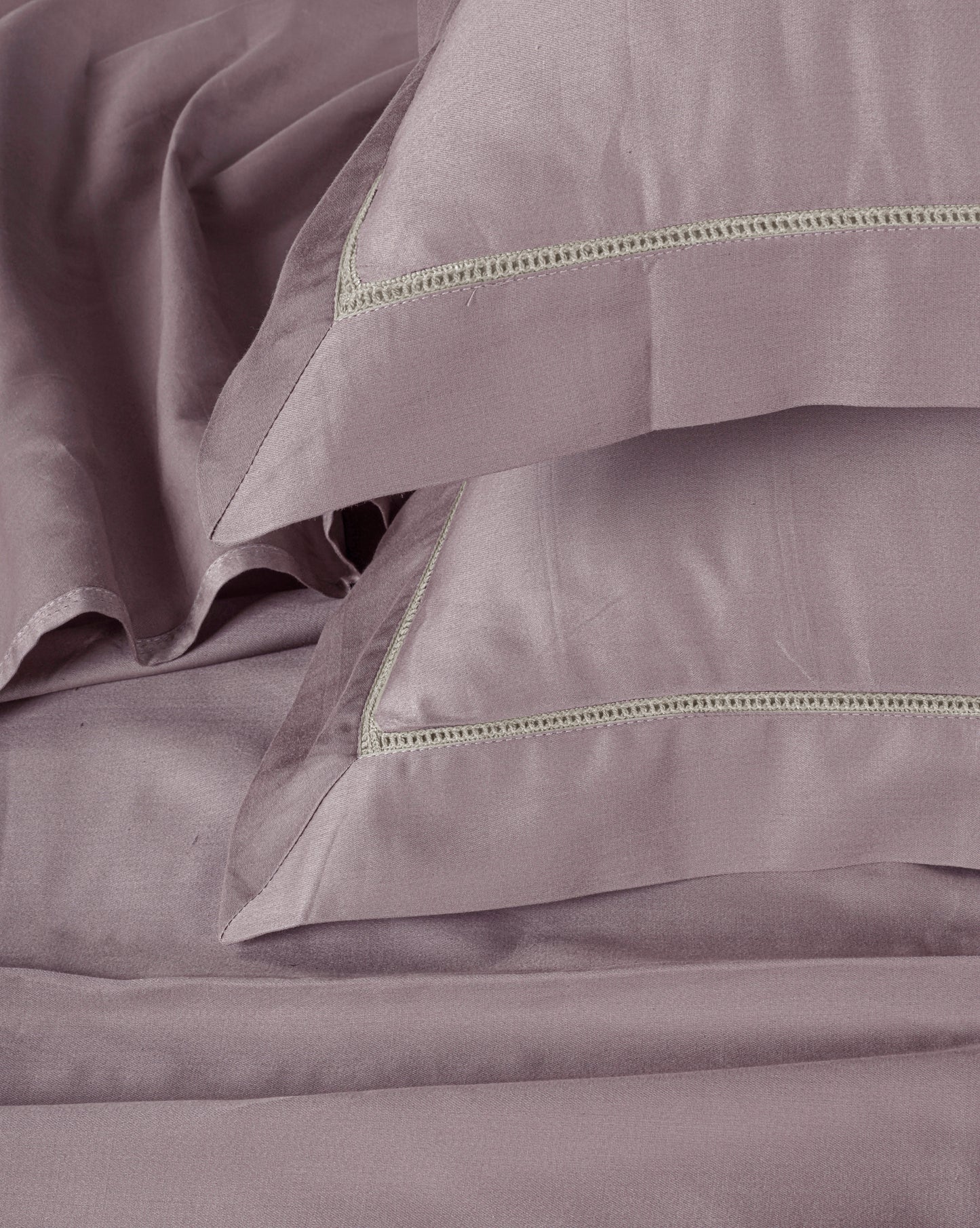 Classic Solid Cotton Bed Sheet - 300 TC with two Pillow covers