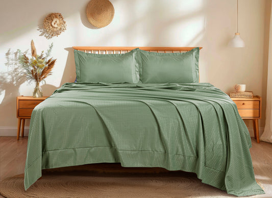 Essence Bedsheet -King Size (108x108 inches) - with two Pillow Covers