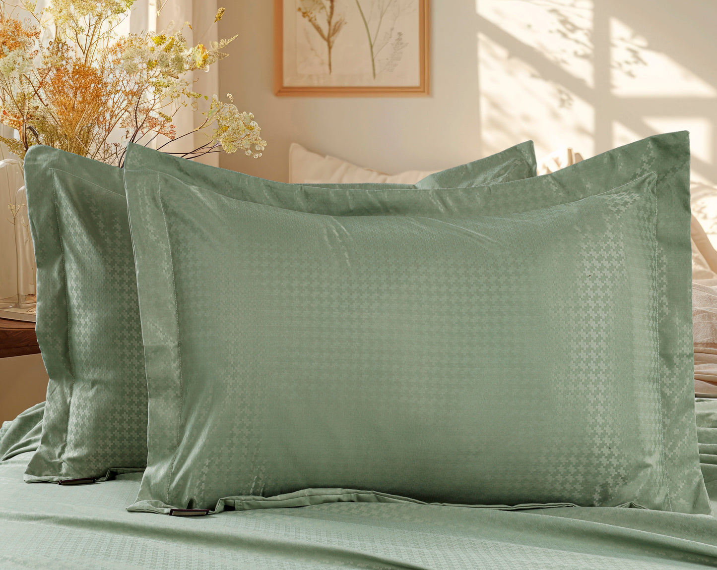 Essence Bedsheet -King Size (108x108 inches) - with two Pillow Covers