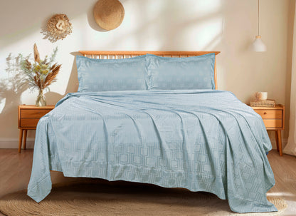 Essence Bedsheet -King Size (108x108 inches) - with two Pillow Covers