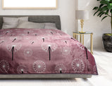 Winter Bed Sheet With Pillow Cover By Ross (Orchid Collection)