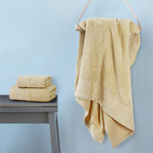 Spread Bamboo Towel - Sand 'High Absorbent & Super Soft 360 GSM