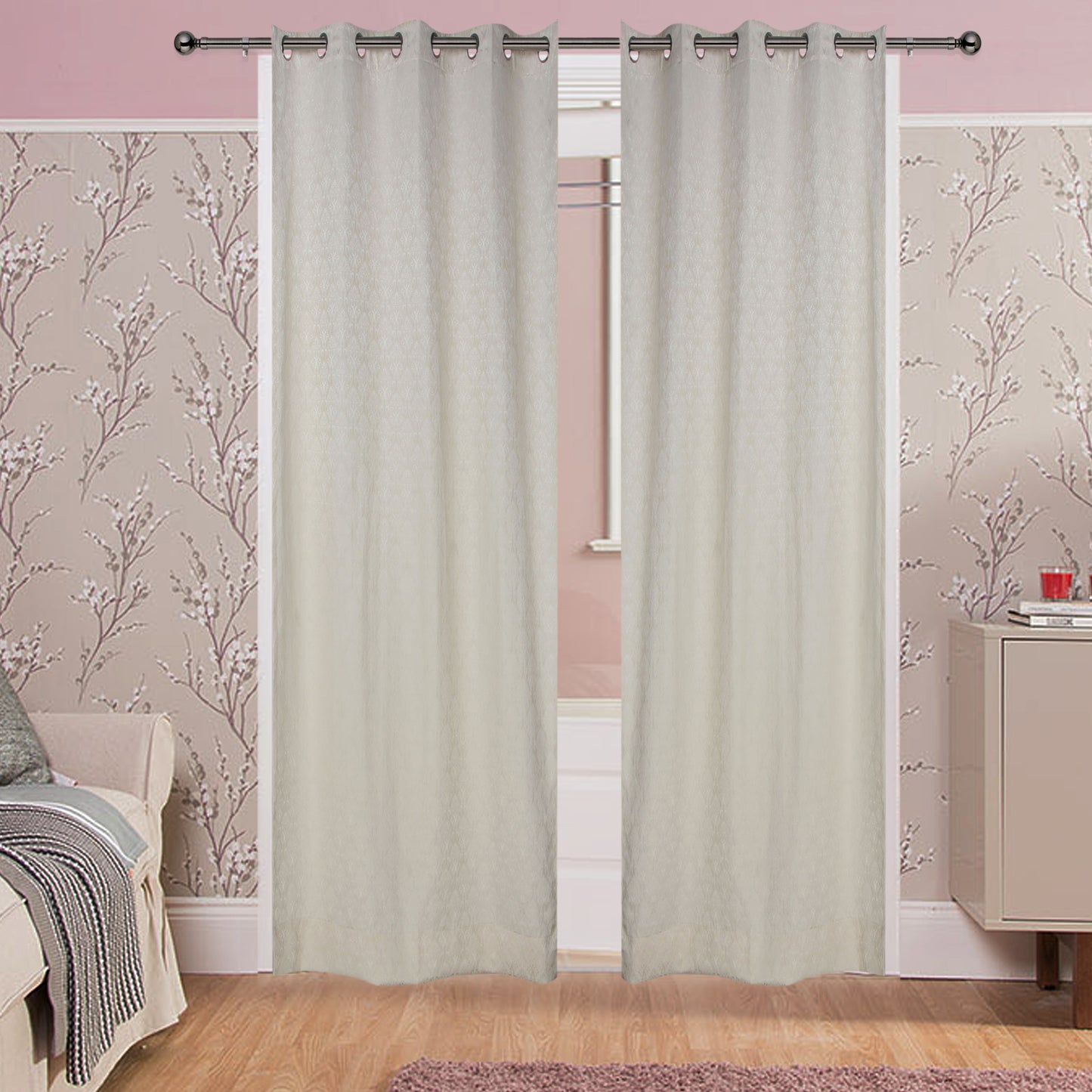 MNS  Capri Rose Door Curtain